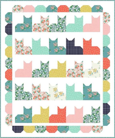 FREE PATTERNS & GIVEAWAY featuring Windham Fabrics’ HAMILTON – and more! | Cat quilt patterns ...