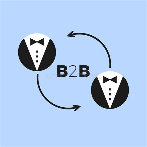 B2b icon vector stock vector. Illustration of corporate - 99236926