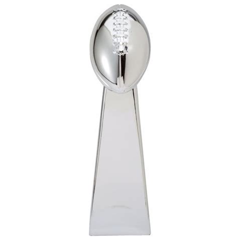 Chrome Lombardi Replica Super Bowl Trophy With 4 Lines of - Etsy