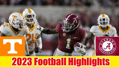 Tennessee vs Alabama FULL GAME HIGHLIGHTS | NCAAF 2023 | College ...