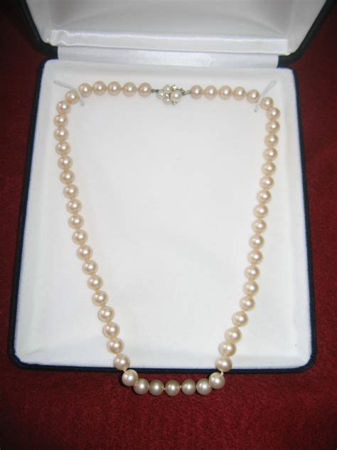 Vintage Marvella 18in. Pearl Costume Jewelry Necklace Item #202 For ...