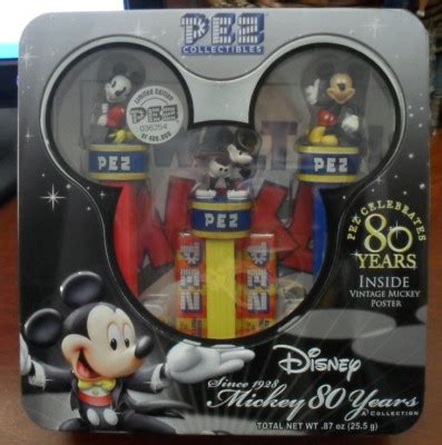 PEZ Collectibles Disney Mickey 80 Years Limited Edition -- Antique Price Guide Details Page