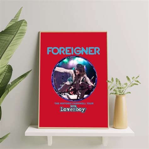 Foreigner The Histroric Farewell Tour 2023 Poster Set, Foreigner 2023 Concert Poster Set ...