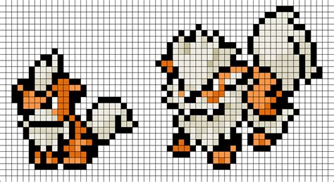 growlithe-arcanine pixel art by maximus237 on DeviantArt