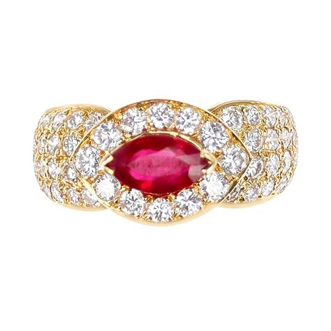 Van Cleef & Arpels Gold, Ruby And Diamond Ring Available For Immediate Sale At Sotheby’s