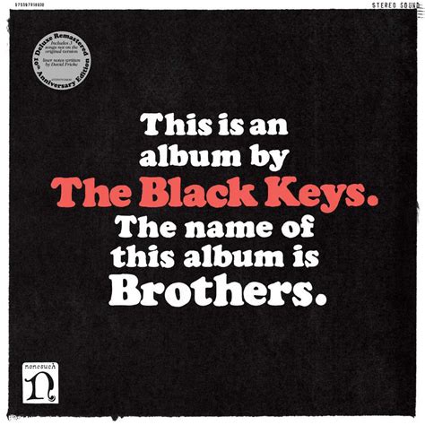 The Black Keys - Brothers - Anniversary Edition - Vinyl LP & CD - Five Rise Records