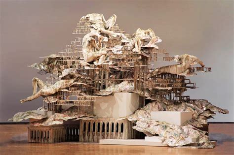 Ghostly Figures Occupy Sculptures of Architectural Ruin by Diana Al-Hadid — Colossal