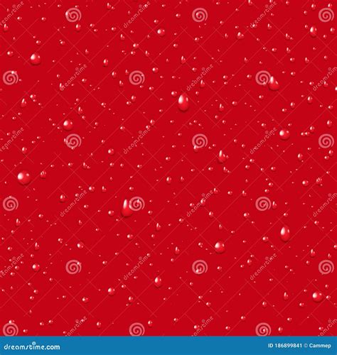 Water Drop with Red Background Stock Vector - Illustration of light ...