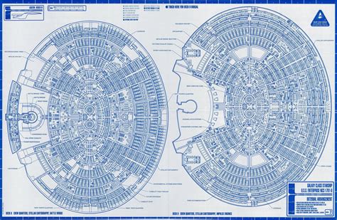 Star Trek: Voyager - Enterprise D Blueprints