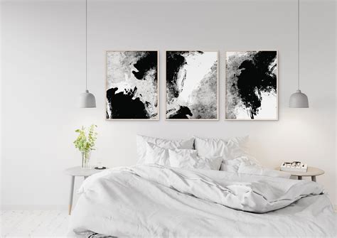 Abstract Ink Spill Wall Art, Paint Splashes Print, Modern Poster ...