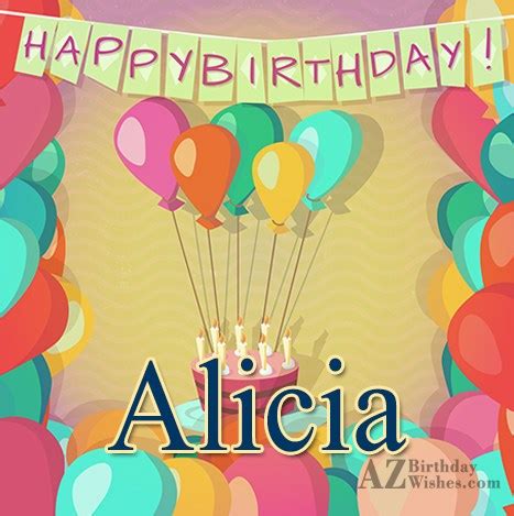 Happy Birthday Alicia