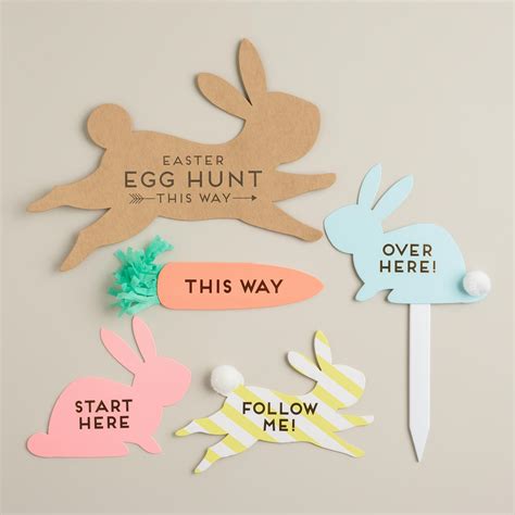 Easter Egg Hunt Signs via World Market | Easter kids, Egg hunt