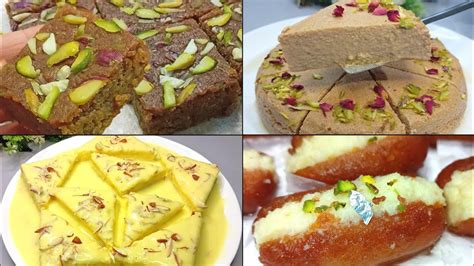 4 Quick & Easy Rakhi Sweets & Dessert Recipes ️| Raksha Bandhan Sweets Recipes | Indian Sweets ...