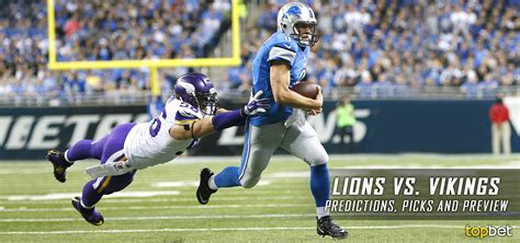 Detroit Lions vs Minnesota Vikings Predictions, Picks & Odds