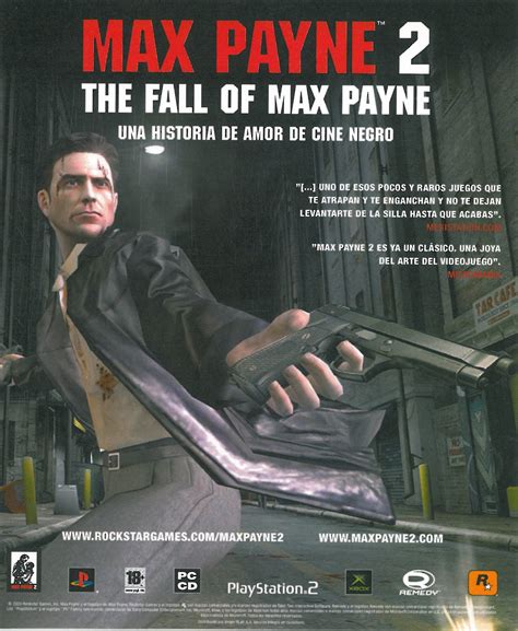 Max Payne 2 PS2 cover