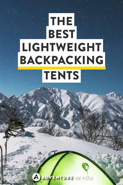 Best Lightweight Backpacking Tents 2017