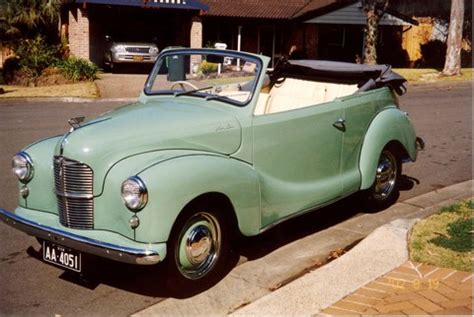 View of Austin A40 Sport Convertible. Photos, video, features and tuning. gr8autophoto.com