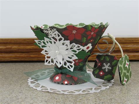 Christmas Victorian Paper Tea Cups, Handmade Tea Party or Baby or ...