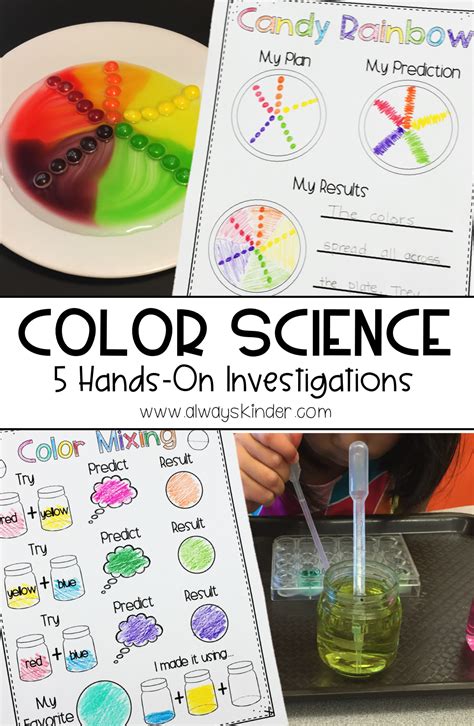 Color Science | Stem science activities, Fun science, Student journal