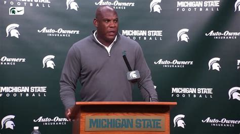 Coach Mel Tucker on issues facing Michigan State Spartans football