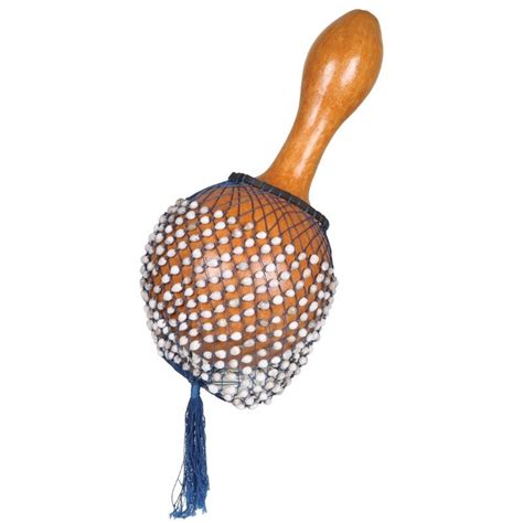 African Axatse Gourd Shaker | Gourds, Musical instruments, Beads