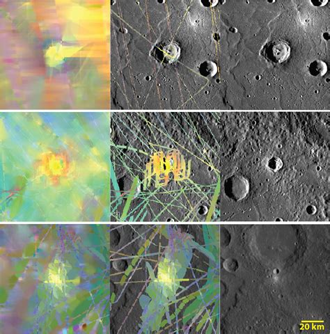 These Mercury Crater Pictures Look Like Amazing Abstract Art - Universe Today