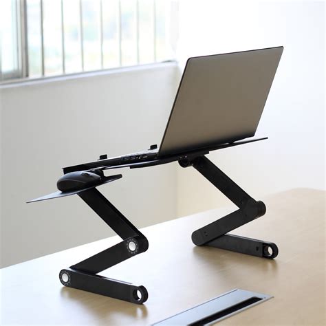 New Adjustable Vented Laptop Table Laptop Computer Desk Portable Bed Tray Stand | eBay