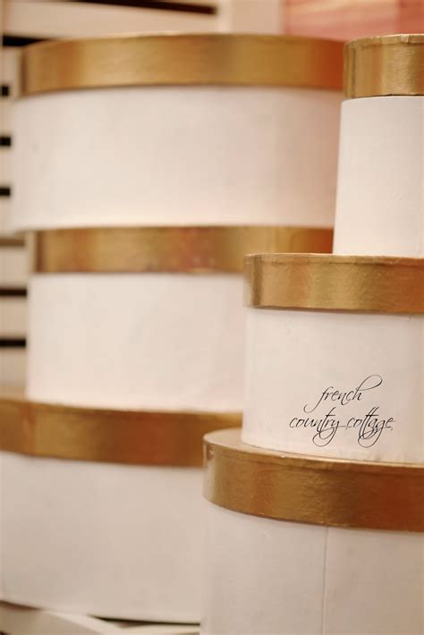 {DIY} Gold & White Boxes - FRENCH COUNTRY COTTAGE