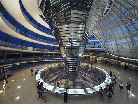 Bundestag Parliament Dome in Berlin Editorial Stock Photo - Image of ...