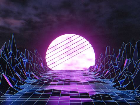 New Retro Wave Wallpaper