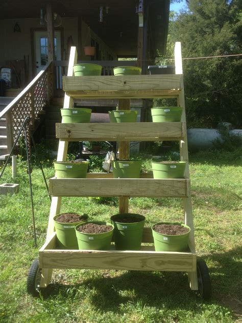 Herb Garden Planter With Wheels | Home and Garden Reference