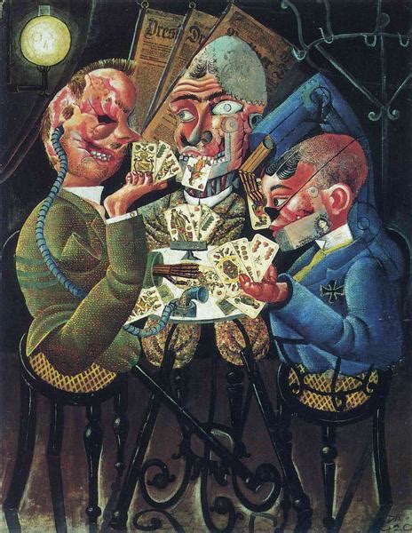 The Skat Players, 1920 - Otto Dix - WikiArt.org