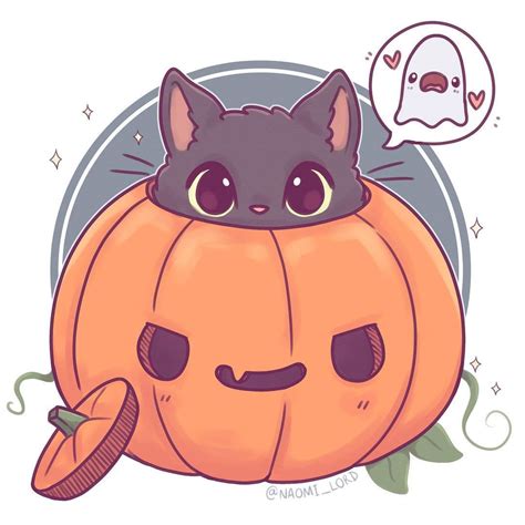 How To Draw A Cute Black Cat Kawaii Special Halloween - vrogue.co