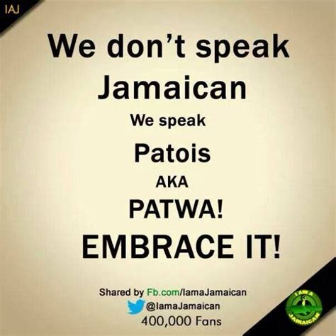 Patwa/Patois | Jamaican Culture and Phrases