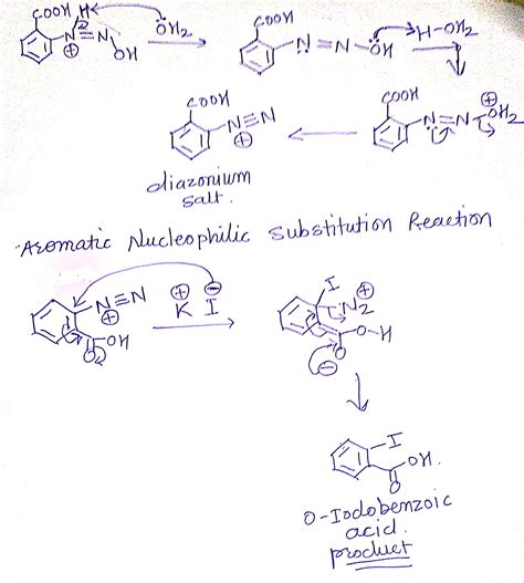 [Solved] The Sandmeyer reaction: synthesis of 2-iodobenzoic acid acid, A... | Course Hero