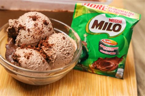 Milo Ice Cream ( 3 Ingredient Recipe ) - Homemade Ice Cream Recipe