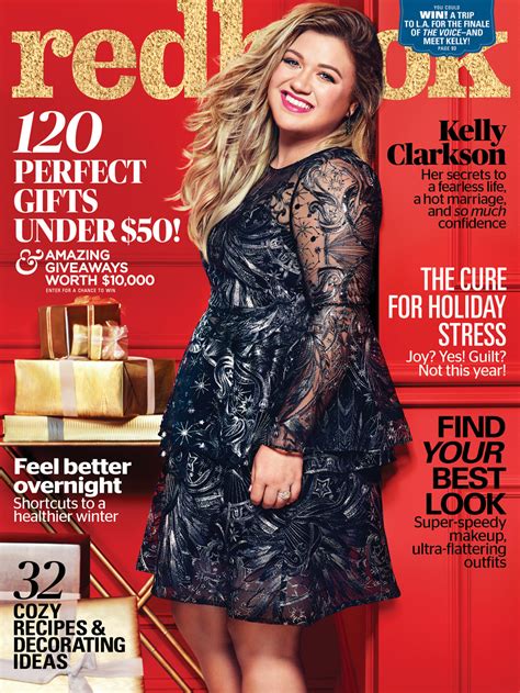 Kelly Clarkson Covers the December/January Issue of Redbook Magazine ...