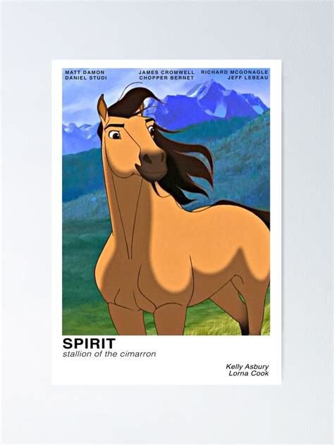 "Spirit: Stallion of the Cimarron" Poster for Sale by PuzzleBuzz ...