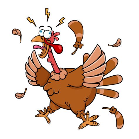 Funny Screaming Turkey Cartoon Character 6941966 Vector Art at Vecteezy