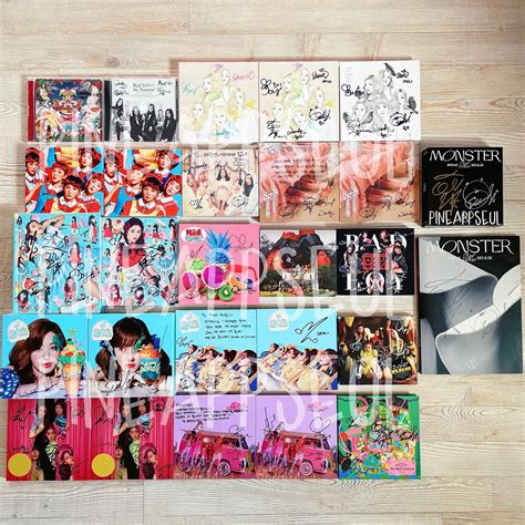 Red Velvet signed album collection as of 3/26/21 💖 Excited to add Wendy ...