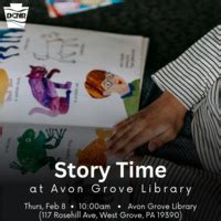 Story Time at Avon Grove Library - DCNR Calendar of Events