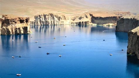 Band-e-Amir National Park draws throngs of Afghans seeking to escape summer heat