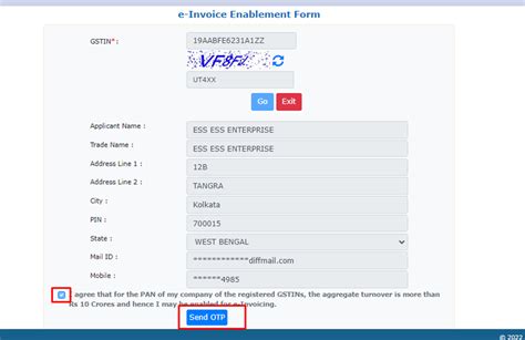 E-invoice enablement