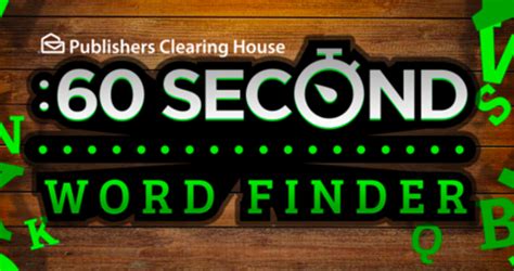 All about the game Minute Mania: 60 Second Word Finder! | PCH Blog