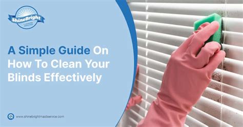 A Simple Guide On How To Clean Your Blinds Effectively - Shine Bright ...