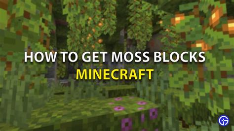 How To Get Moss Blocks In Minecraft? | Gamer Tweak