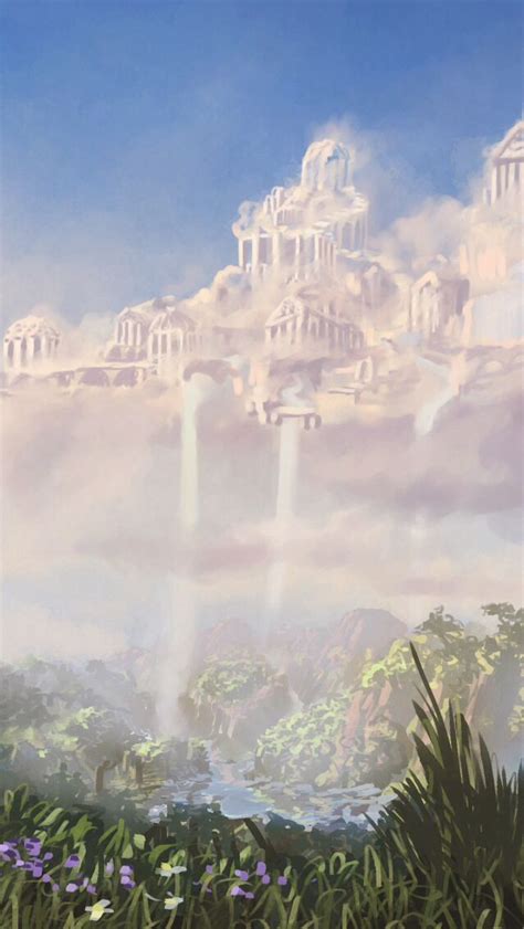 Cloudsdale | Fantasy art landscapes, Fantasy landscape, Fantasy castle