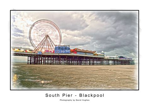 "South Pier - Blackpool" by DavidWHughes | Redbubble