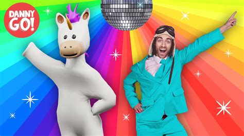 "Rainbow Disco Unicorn Dance!" 🦄 /// Danny Go! Movement Songs for Kids - YouTube