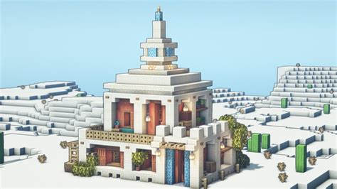 Minecraft Tutorial - How to Build a Cleric Desert House - YouTube